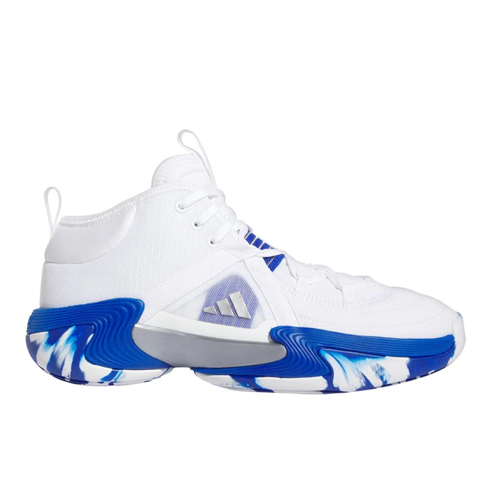 adidas Womens Exhibit Select Mid Basketball Shoes White 13 Casual