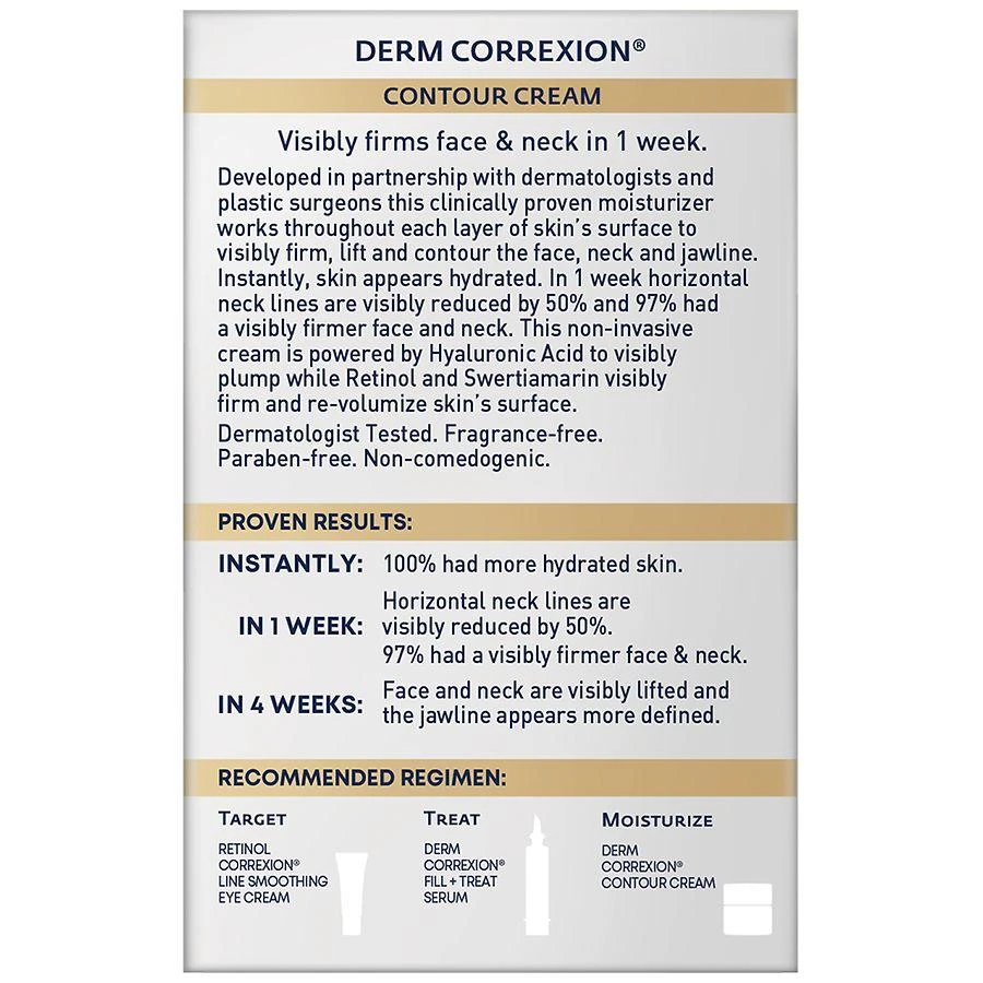 RoC Derm Correxion Contour Cream for Face and Neck Fragrance-Free 11