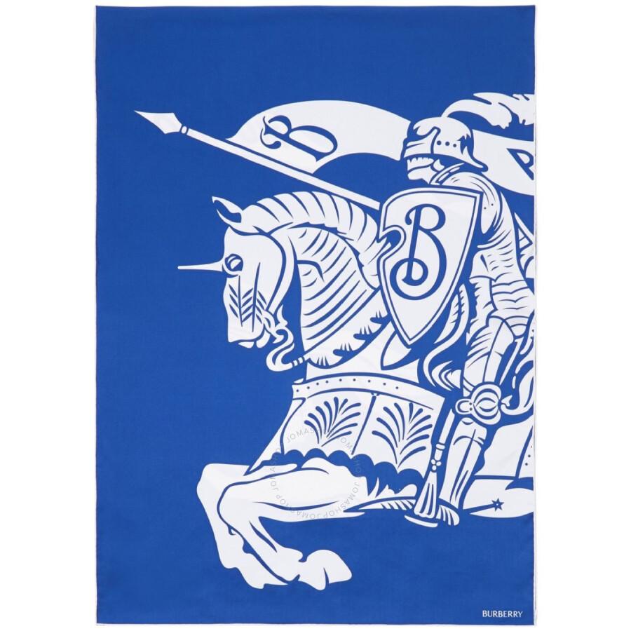 Burberry Knight Emblem Silk Scarf