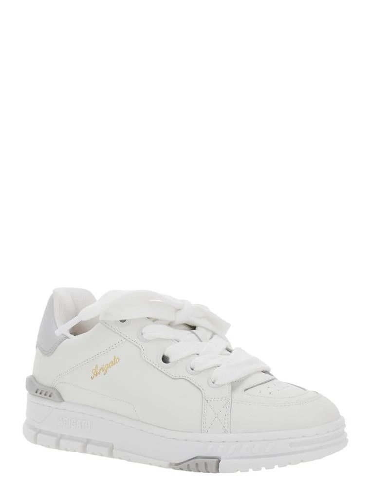 Axel Arigato 'Area Haze' Grey And White Low Top Sneakers With Laminated Leather In Leather Blend Woman 2