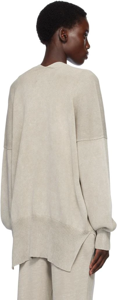 LAUREN MANOOGIAN Taupe Fade Cardigan 3
