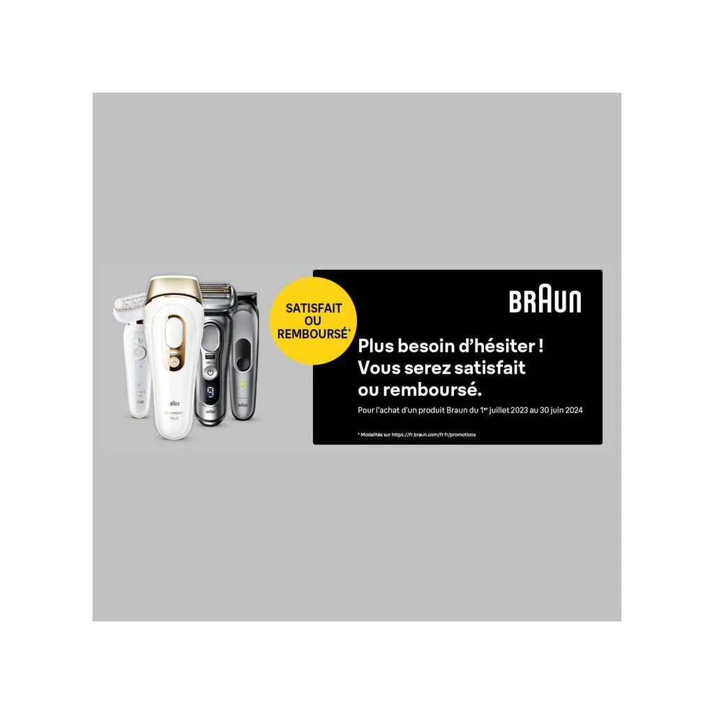 预计3周后发货 Braun Rasoir Électrique Series 3 Shave & Style 3000Bt - Noir/Gris 3