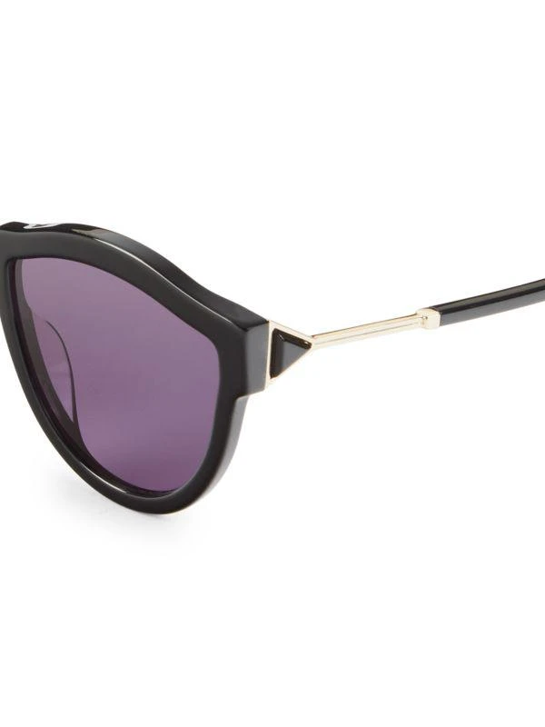 KAREN WALKER Harvest Hybrid 57MM Round Sunglasses 3