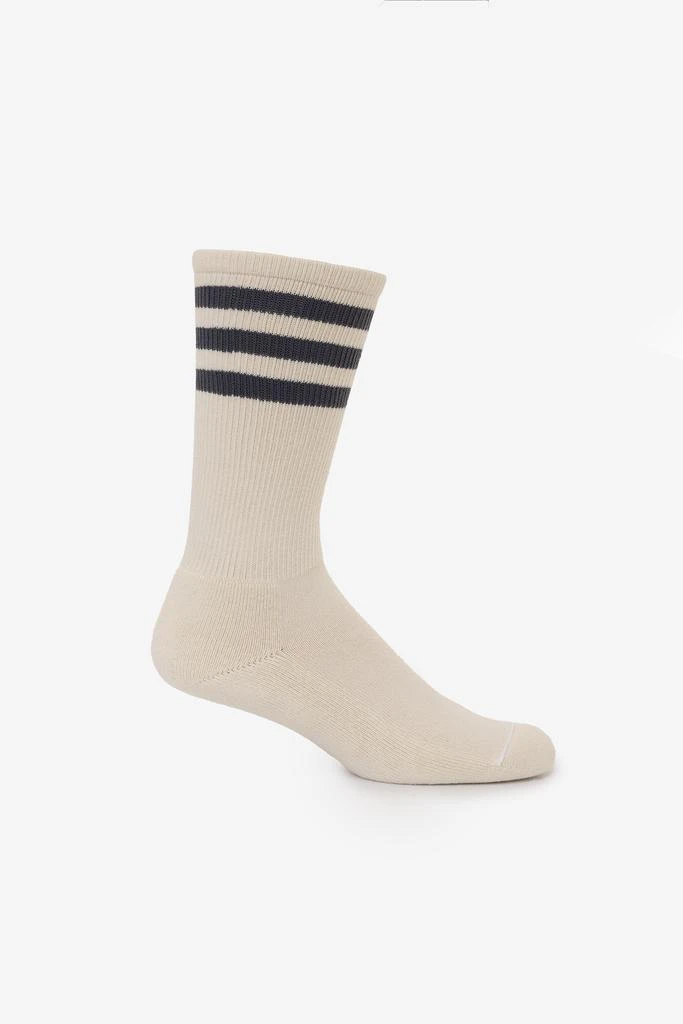 Los Angeles Apparel CALFSOCK - Unisex 3-Stripe Calf Sock 87