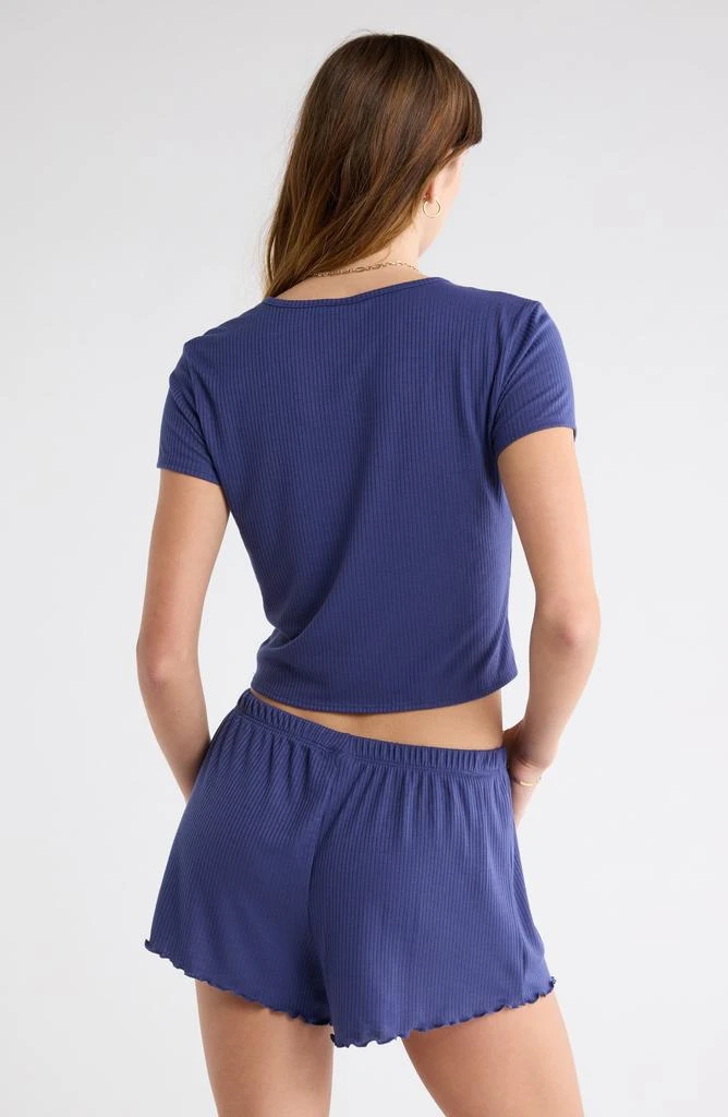 Abound Ribbed Shortie Pajamas 3