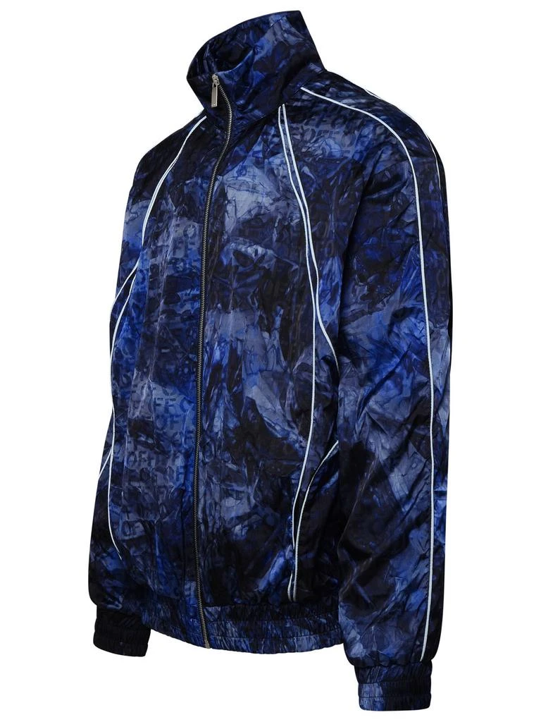 Off-White Off White Crinkled Zip-Up Windbreaker Jacket 3