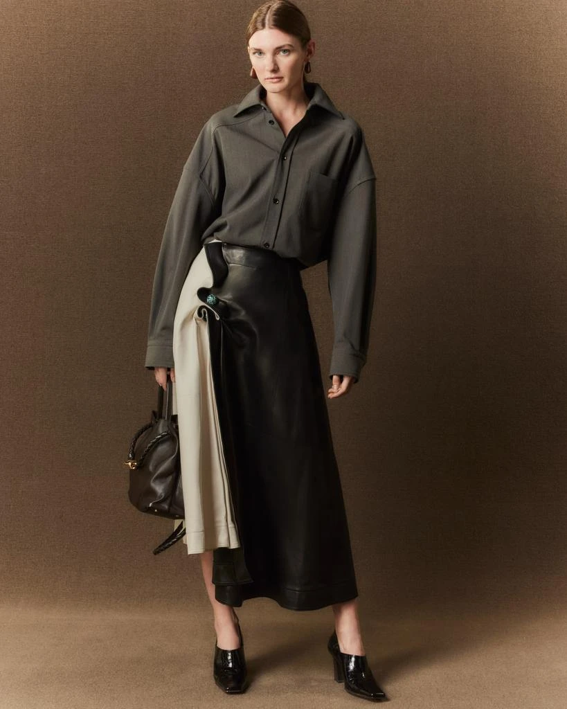 Bottega Veneta Wool-Blend Buttoned Shirt 6