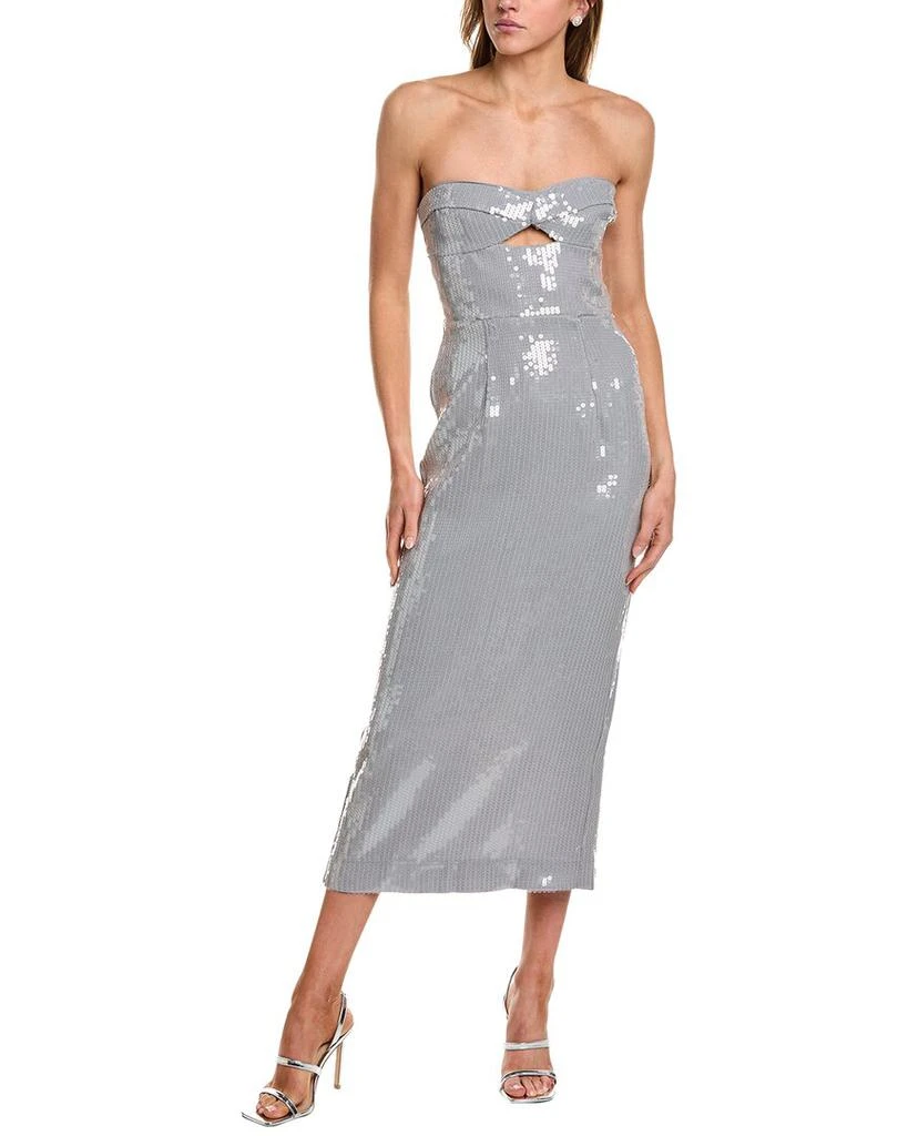 bardot sequin midi dress Bardot Isha Sequin Midi Dress Aqua