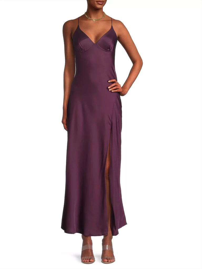 Hutch Emaline Satin Maxi Dress 2