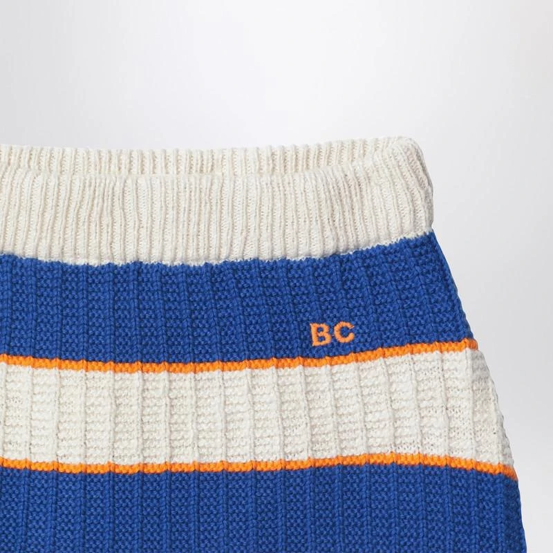 BOBO CHOSES BC white and light blue striped shorts 3