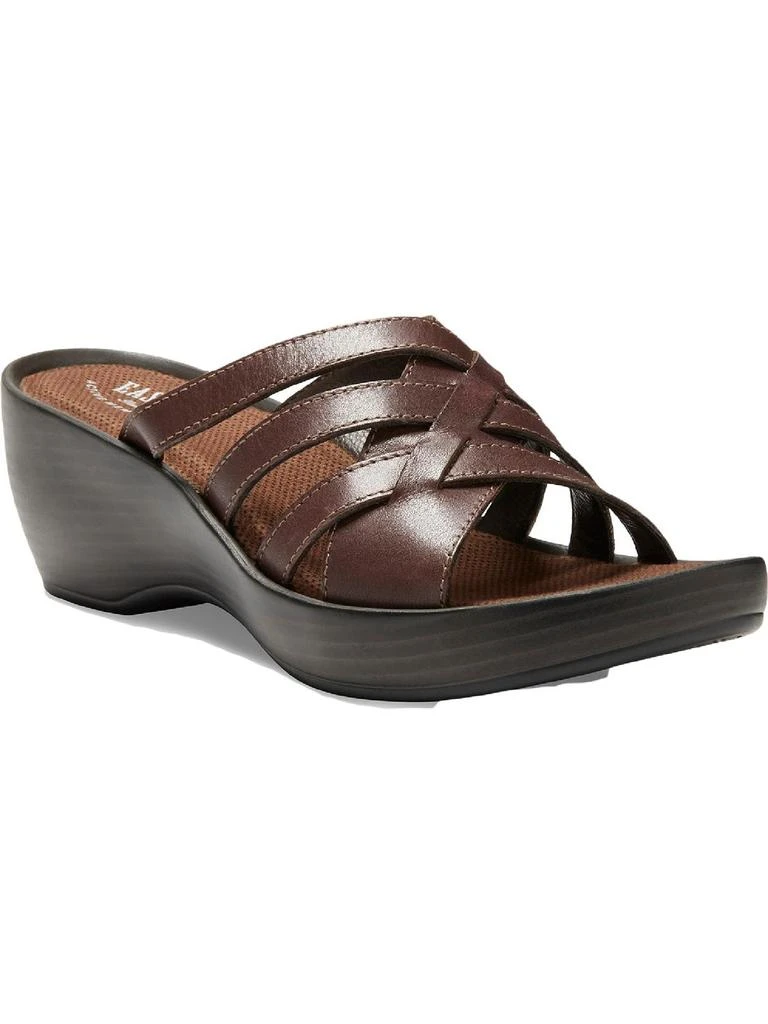 Eastland Poppy Womens Leather Memory Foam Wedges 5