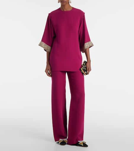 Valentino Cady Couture wide-leg pants 2