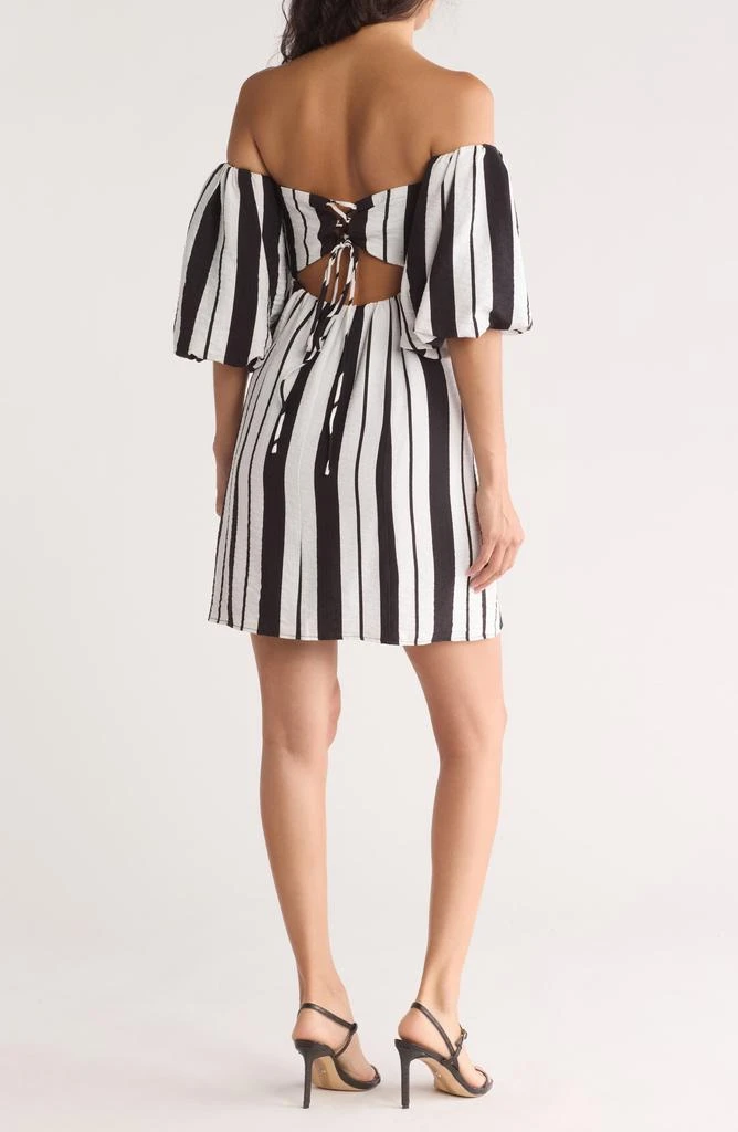BCBG New York Off the Shoulder Minidress 2