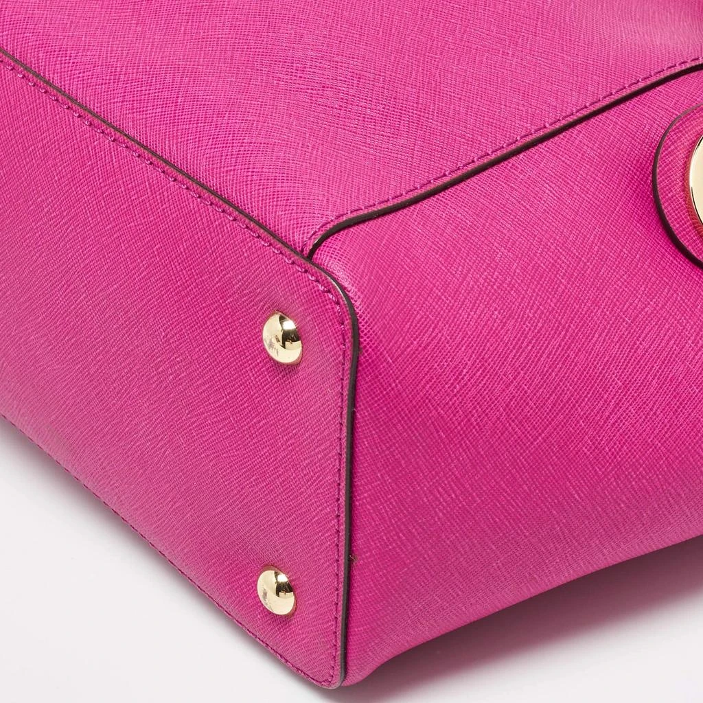 Michael Kors MICHAEL Michael Kors Fuchsia Leather Jet Set Top Zip Tote 11