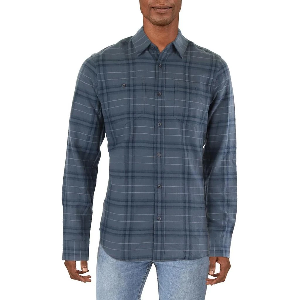 Prana Mens Cotton Slim Fit Button-Down Shirt 1