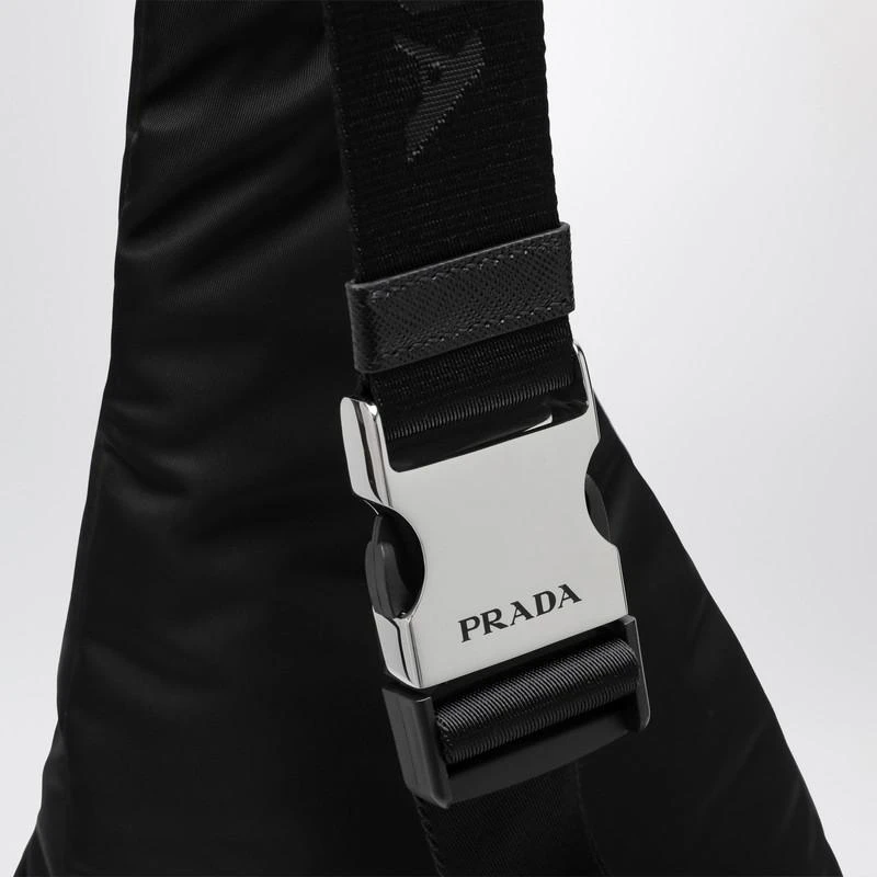 Prada Backpack in Re-Nylon and black leather 6