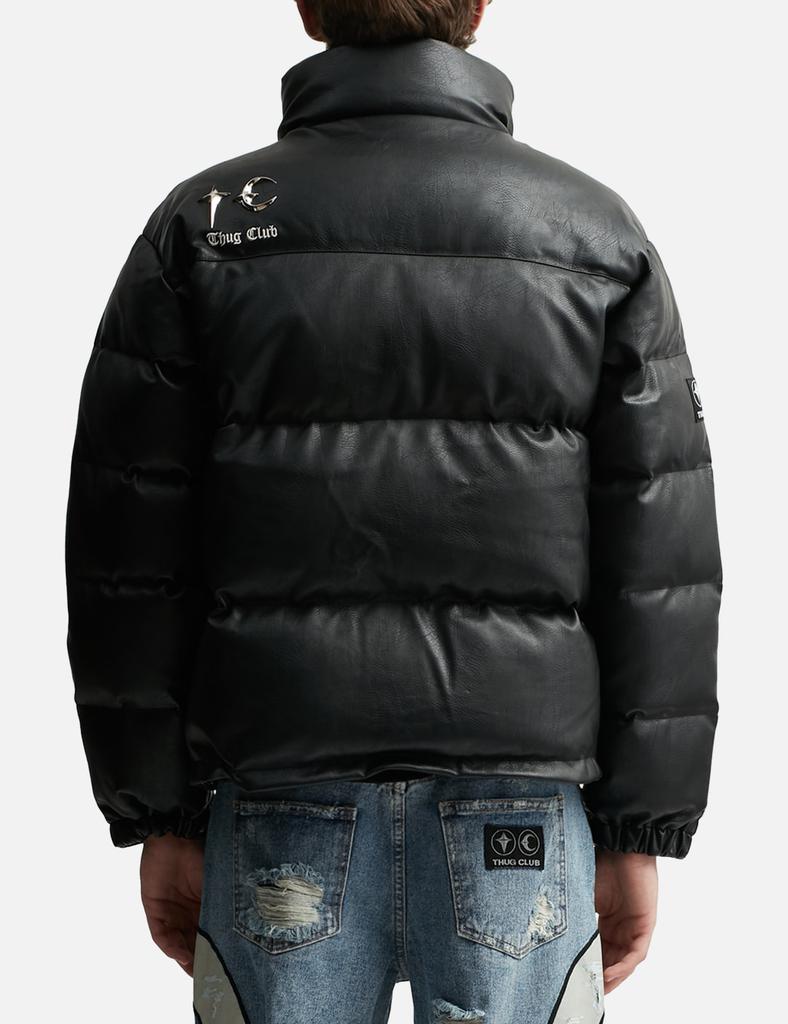 Shop TC Leather Puffer Jacket on Sale at BeyondStyle – Get 40% Off