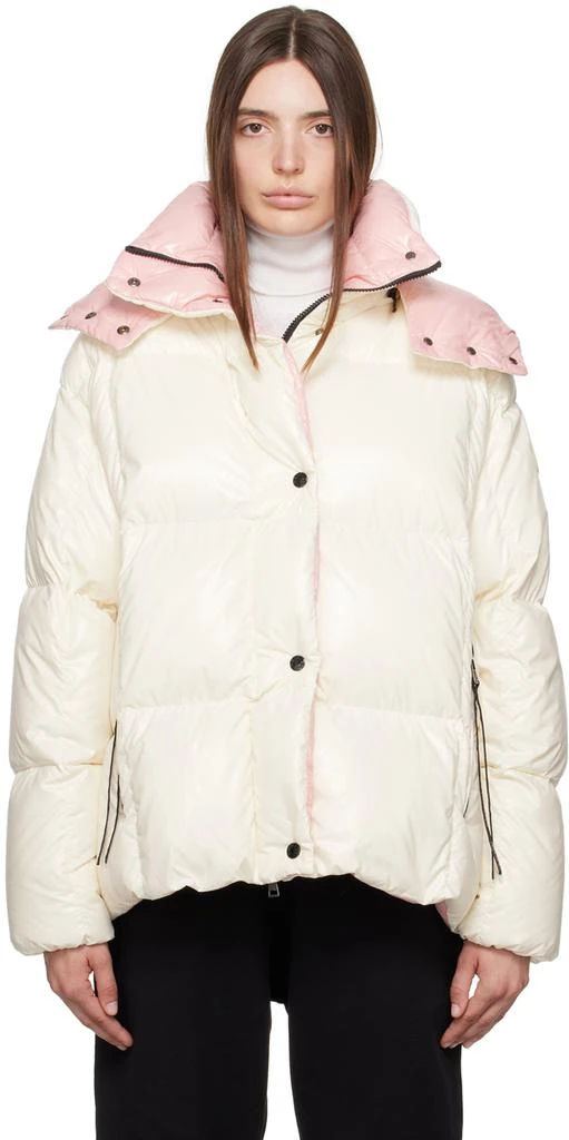 Moncler Off-White & Pink Parana Down Jacket 1