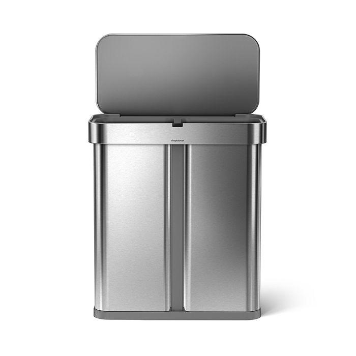 simplehuman 58l Dual Compartment Sensor Can