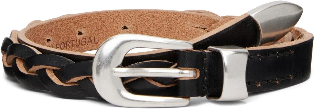 Our Legacy Black 2cm Braided Belt
