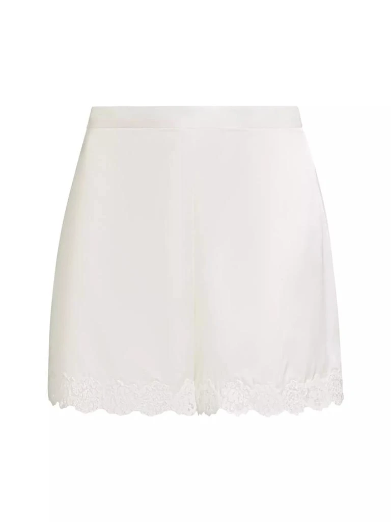 Josie Rose Parfait Silk-Lace Shorts 1