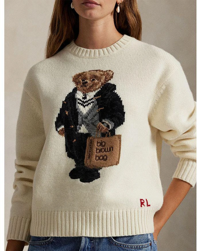 Ralph Lauren Polo Bear Wool Cashmere Crewneck Sweater - Exclusive 4