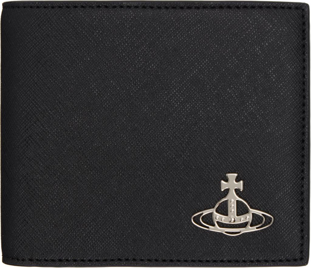 Vivienne Westwood Black Coin Pocket Wallet - Bags - BeyondStyle