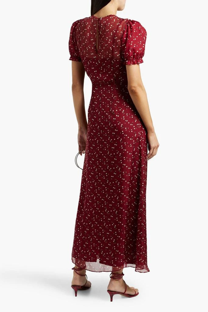 HVN Elizabeth printed silk-chiffon maxi dress 3