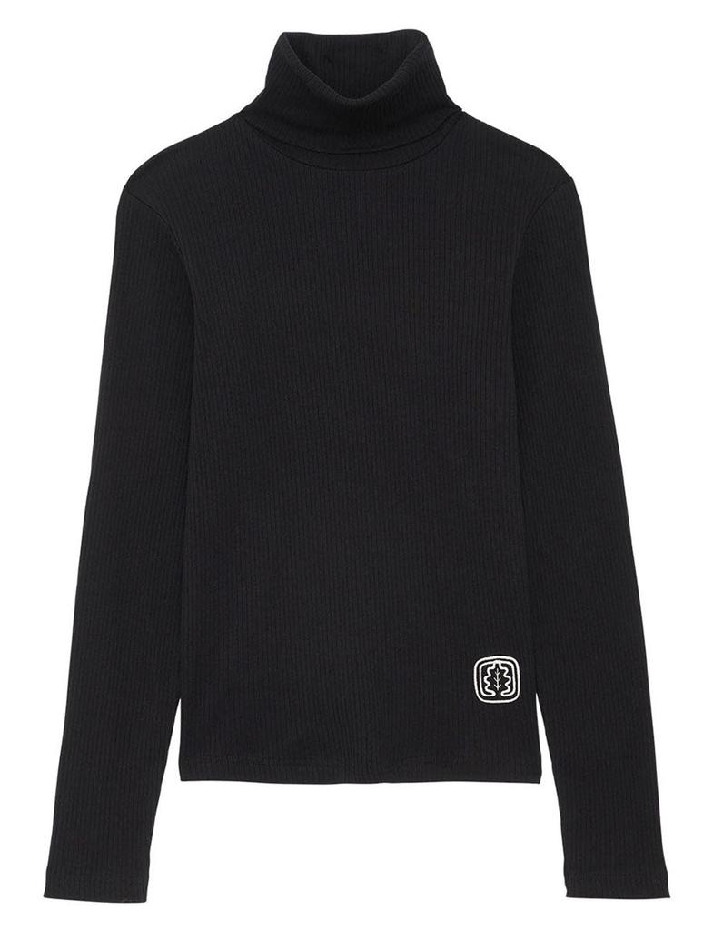 INES DE LA FRESSANGE Matthieu black turtleneck top