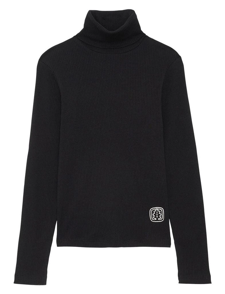 INES DE LA FRESSANGE PARIS Matthieu black turtleneck top 1