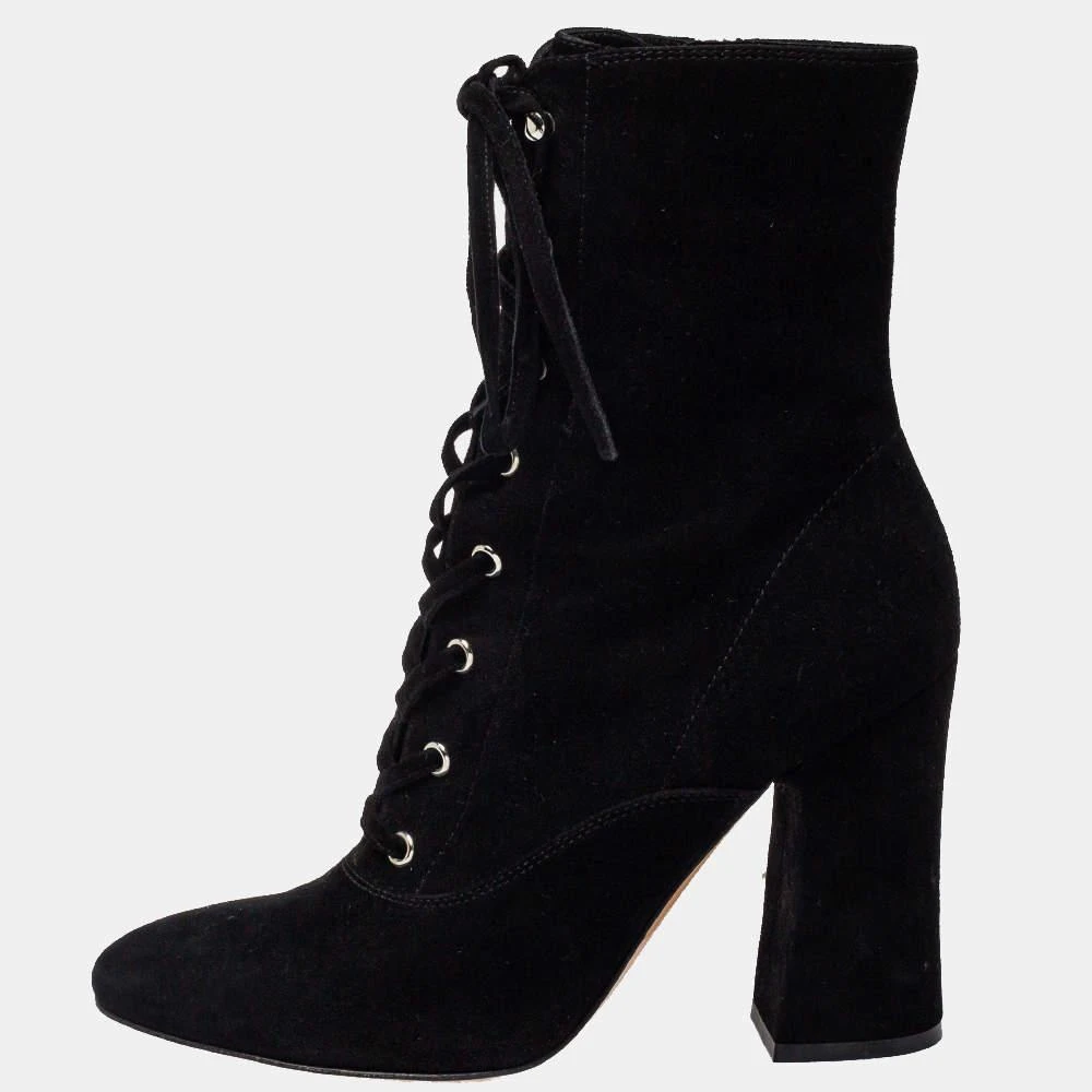 Gianvito Rossi Gianvito Rossi Black Suede Ankle Boots Size 39 1