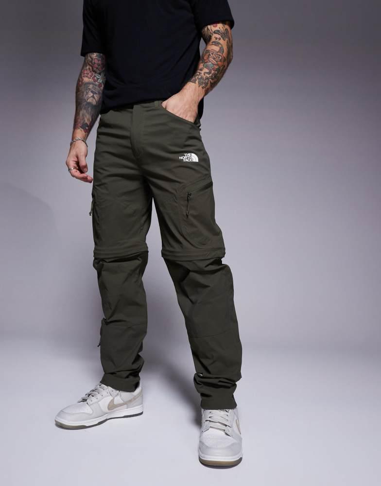 The North Face The North Face Exploration convertible utility tapered trouser in khaki