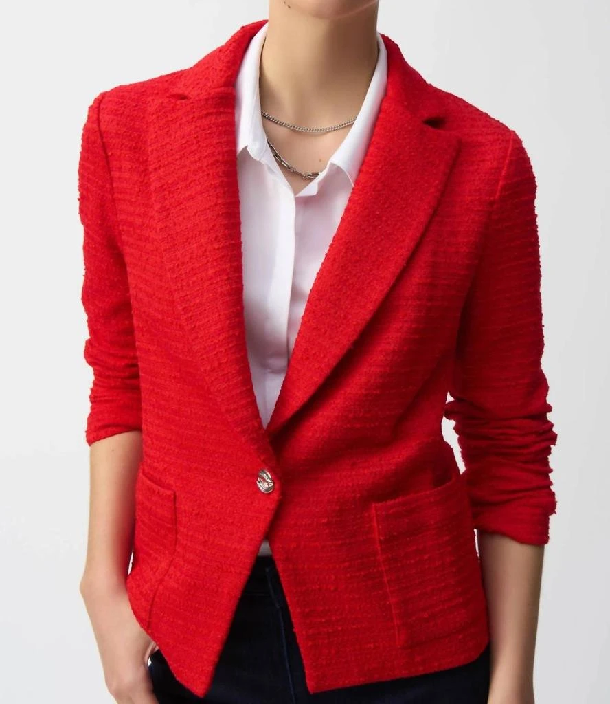 JOSEPH RIBKOFF Joseph Ribkoff - Fitted Bouclé Blazer Jacket 3