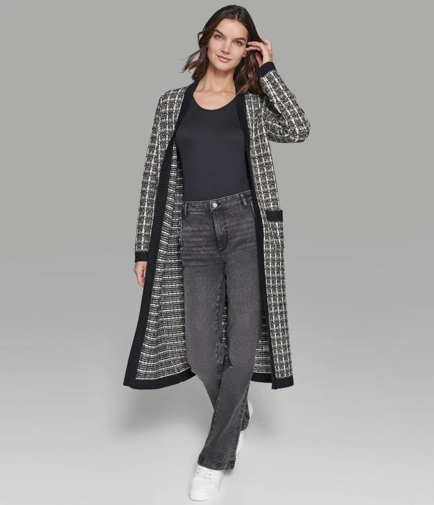 Karl Lagerfeld Paris TWEED DUSTER CARDIGAN 1