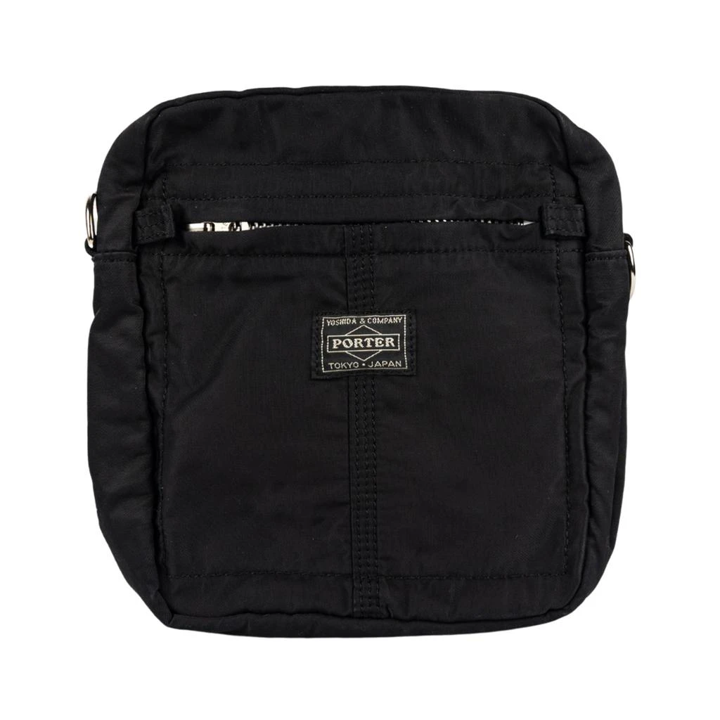Porter Yoshida Co Mile vertical shoulder bag in black 1