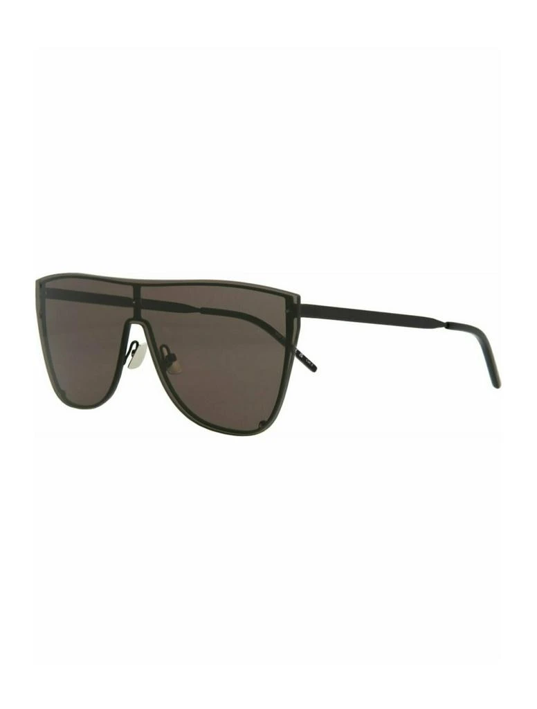 Saint Laurent Shield-Frame Metal Sunglasses 7