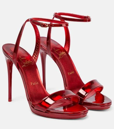 Christian Louboutin Loubi Queen 120 leather sandals 1
