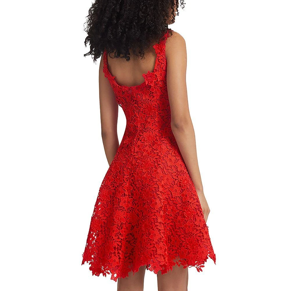 Safiyaa Marrie Floral Lace Mini Dress 3