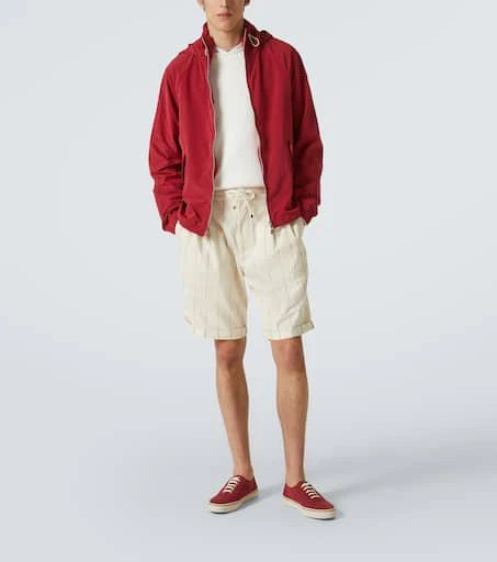 Brunello Cucinelli Striped wool and cotton Bermuda shorts 2