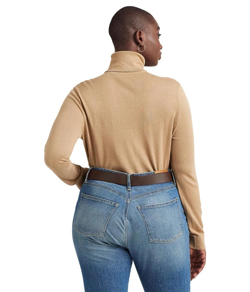 Ralph Lauren Plus-Size Silk-Blend Turtleneck 2