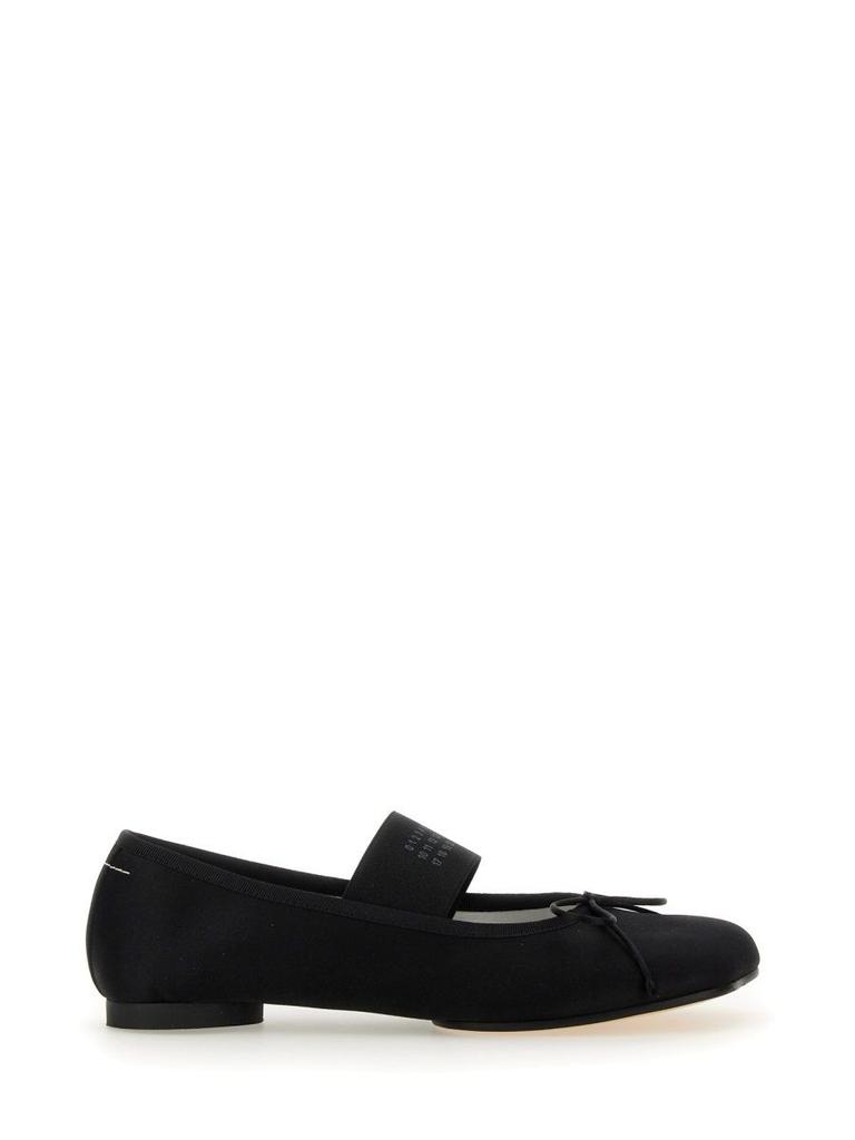 MM6 Anatomic Satin Ballet Flats For - Shoes - Compare Prices