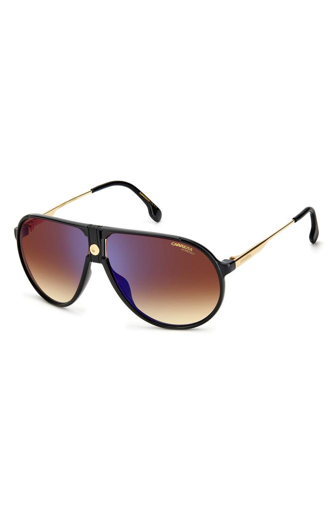 Carrera Eyewear 63mm Aviator Sunglasses