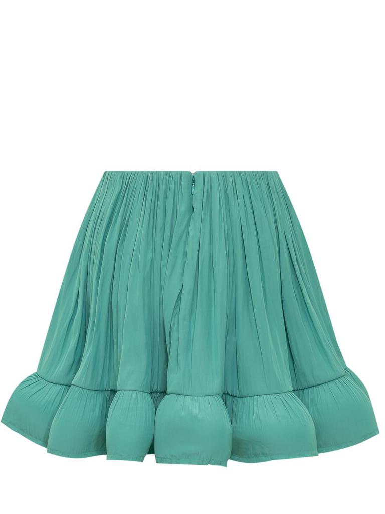 Lanvin Lanvin Ruffle Skirt In Charmeuse