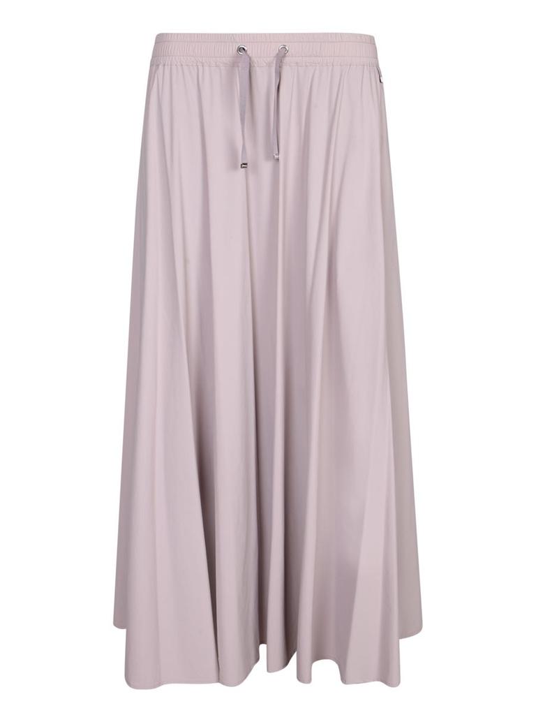 【関税&送料込み】Herno Pink Midi Skirt With Elasticated W Herno Herno Elastic Waist Drawstring Midi Skirt - Dresses