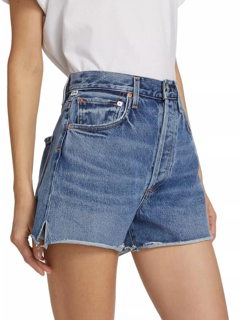 Citizens of Humanity Marlow Mid-Rise Denim Cut-Off Shorts 4
