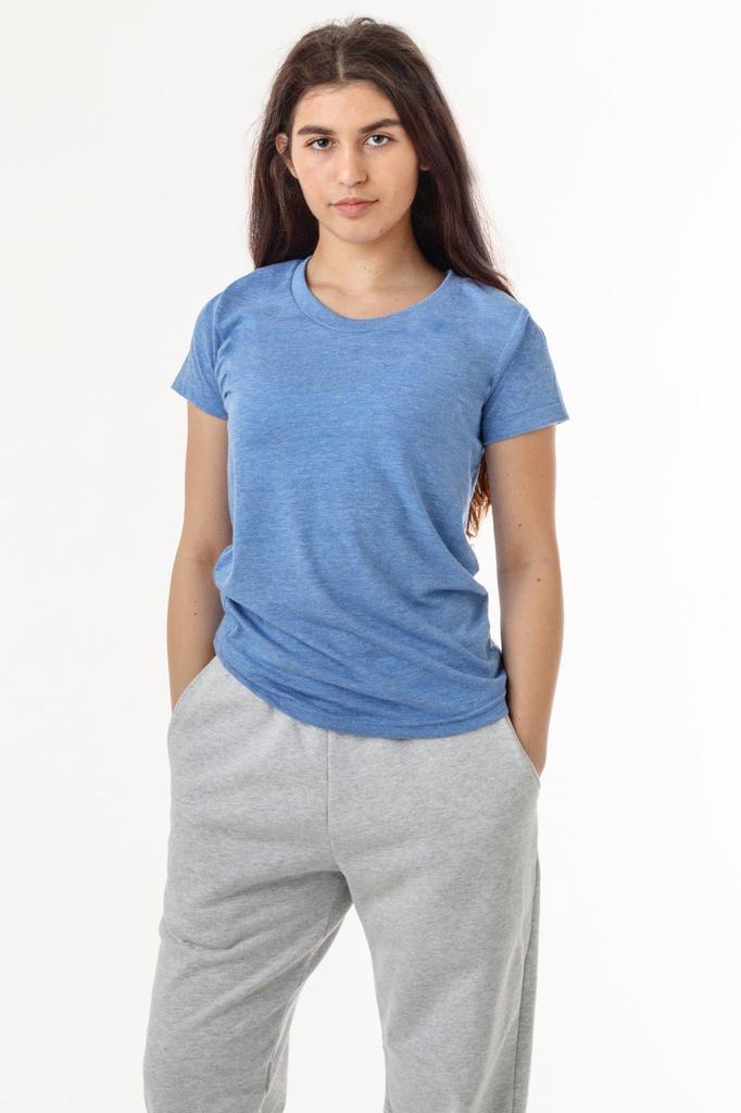 Los Angeles Apparel TR3001 - Short Sleeve Tri-Blend T-Shirt