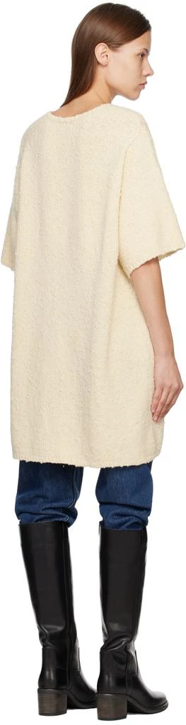 Totême Off-White Textured Mini Dress 3