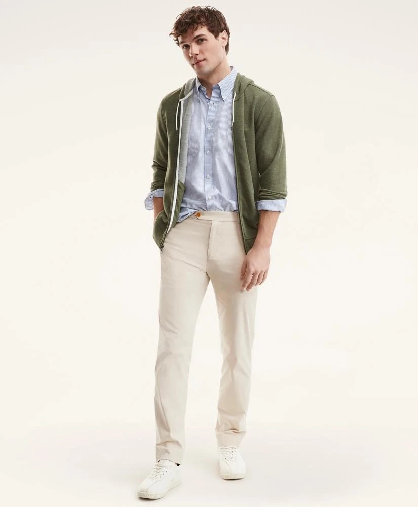 Brooks Brothers Milano Slim-Fit Stretch Supima® Cotton Washed Chino Pants 1
