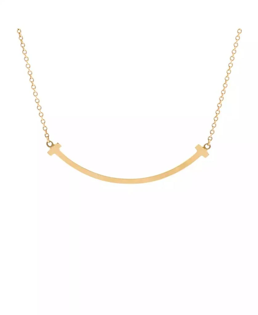 Pre-Owned Tiffany
Co T Smile Pendant Necklace
