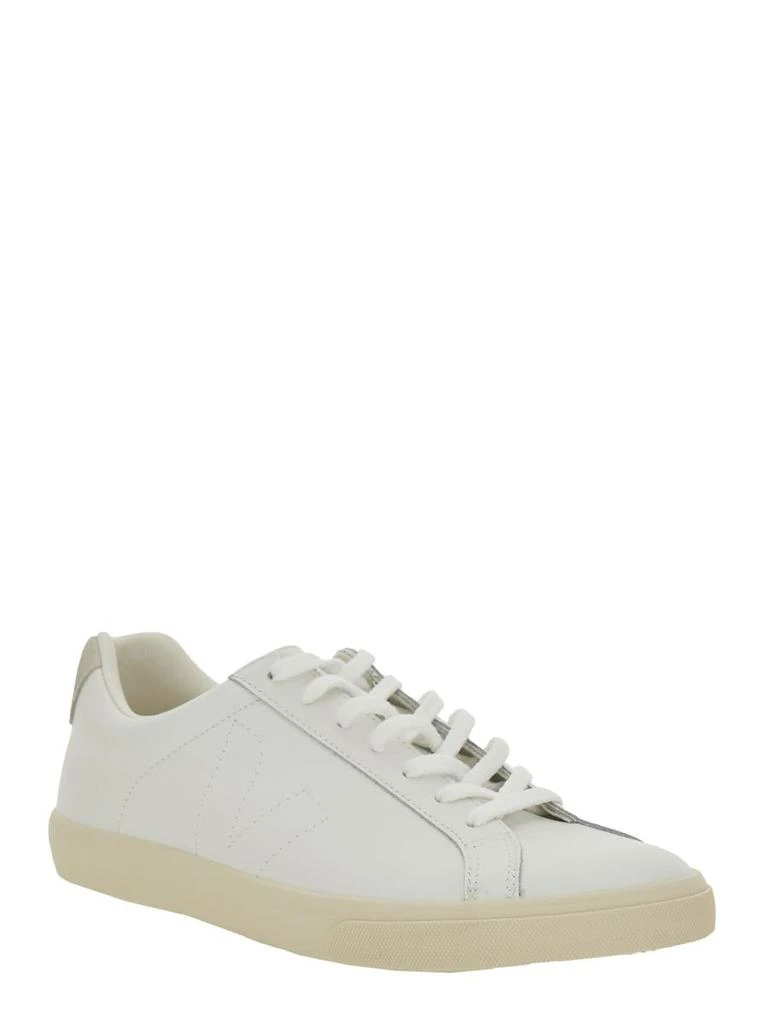 Veja 'Esplar' White Sneakers With Logo On The Tongue In Leather Woman 2